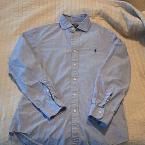 Polo Ralph Lauren Light Blue Button Down Shirt - Slim Fit Medium